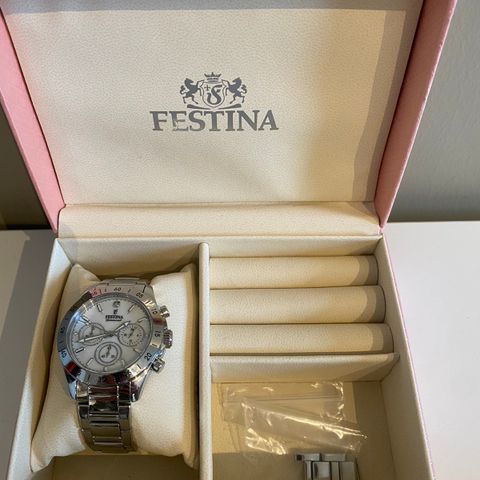 Festina Diamond Chrono Klokke ubrukt