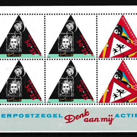 Nederland 1985 - Barnefrimerker - postfriskt miniark (NL-32)