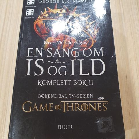 George R.R Martin: En sang om is og ild komplett bok 2