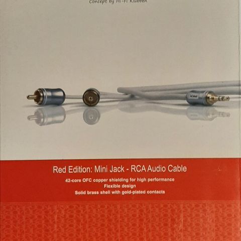 Mini Jack - RCA Audio Cable, never unpacked.