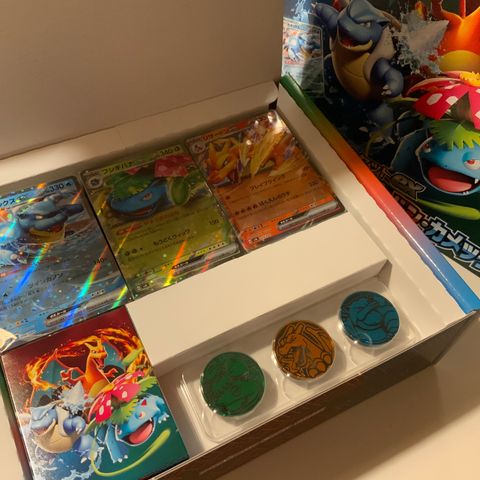 Scarlet & Violet Special Deck Set ex Venusaur & Charizard & Blastoise