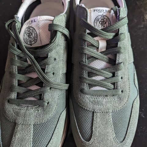 POLO RALPH LAURENTrain 85 Running Sneaker Army Green US11 - EU44