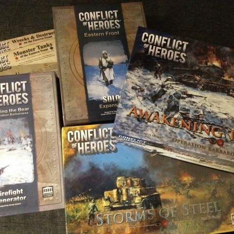Conflict of Heroes: Awakening the Bear + Storms of Steel Kursk 1943 +++