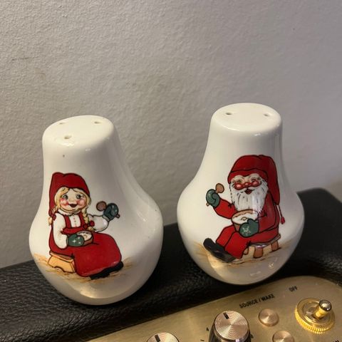 Gledelig jul salt og pepper sett