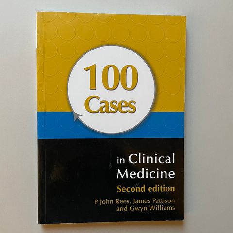 Medisinsk bok: 100 cases in clinical medicine