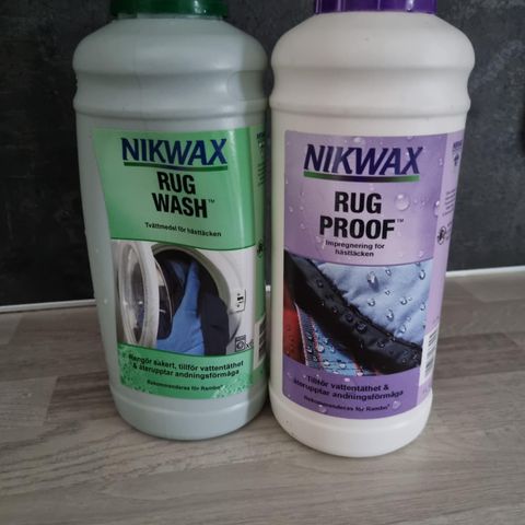 Nikwax rugproof og rugwash