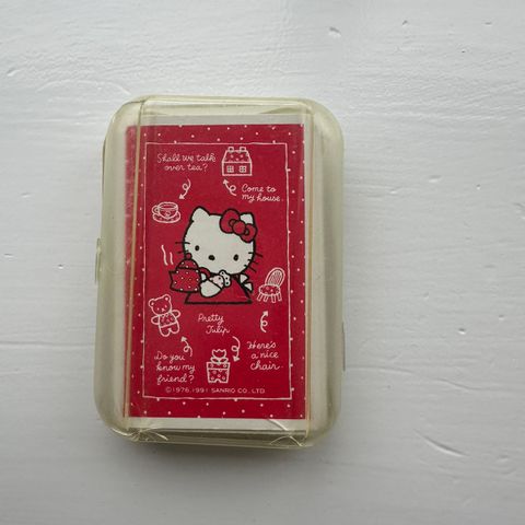 Kortstokk fra 90 tallet - Sanrio - Hello Kitty