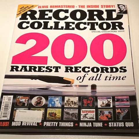 Record Collector nr 282 desember 2010 "TOP 200 RARITIES" + ELVIS REMASTERED