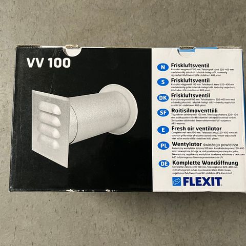 Veggventil Flexit vv100