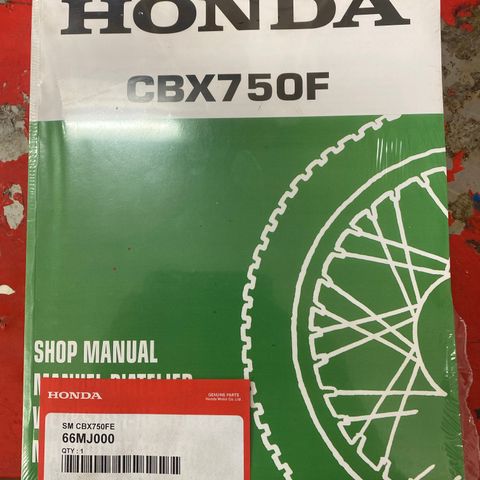 Honda CBX750F service manual