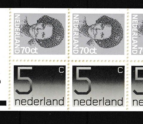 Nederland 1982 - Postfrisk hefte bruksmerker (NL-20)