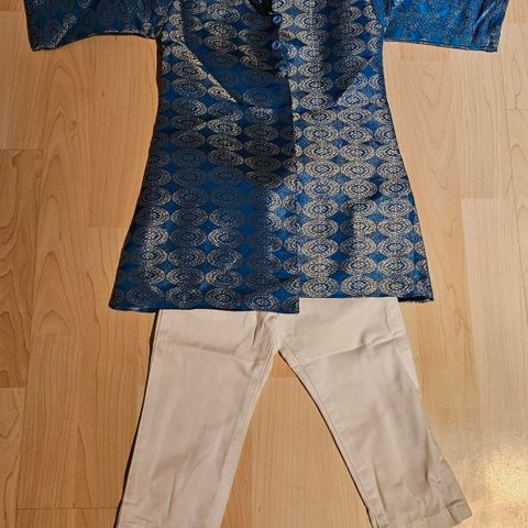 Indisk dress til barn (sherwani)