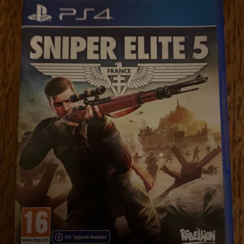 ps4 spill SNIPER ELITE 5 FRANCE