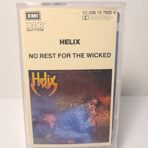 Helix: No Rest for The Wicked - Kassett - 1983 - Heavy Metal