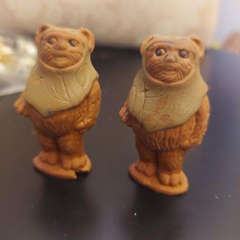 Ewok gummi figurer 1983