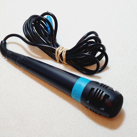 Mikrofon til Singstar (blå) - Reservedel Playstation 2 (PS2)