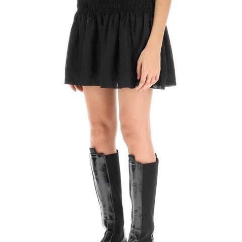 Nytt Ganni skjørt🖤Crinkled Georgette Smock Mini Skirt