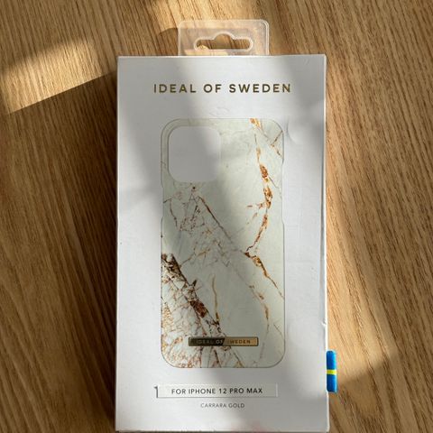 Ideal of Sweden Carrara gold mobildeksel iPhone 12 pro max