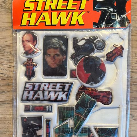 Vintage Street Hawk stickers