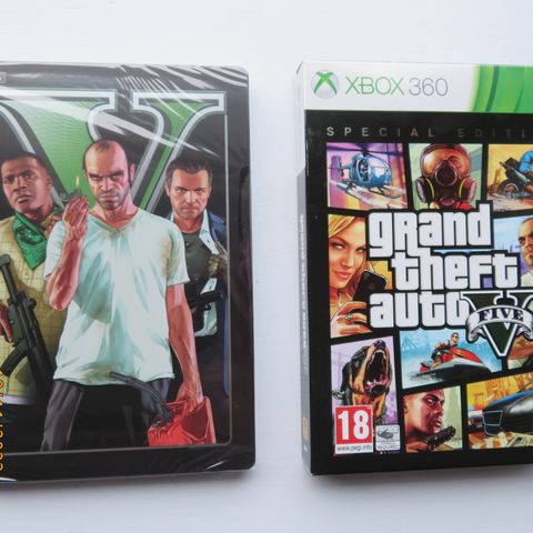 XBOX 360 Grand Theft Auto 5 Special Edition med XBOX 360 spillkonsoll