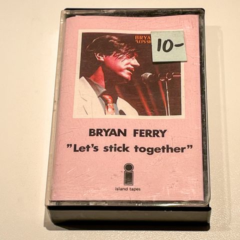 BRYAN FERRY – "LET´S STICK TOGETHER" – kassett (dansk utgivelse)