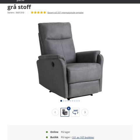 Abildskov elektrisk recliner