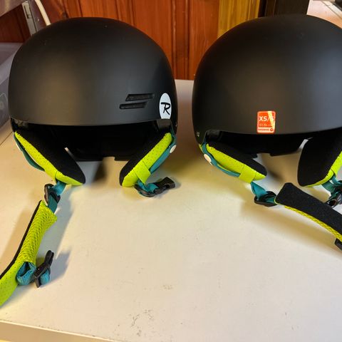 2 stk Rossignol alpinthjelm til barn, str xs/s - 51-54 cm - som ny