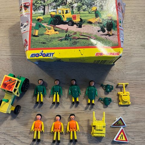 Vintage Majokit figurer med tilbehør