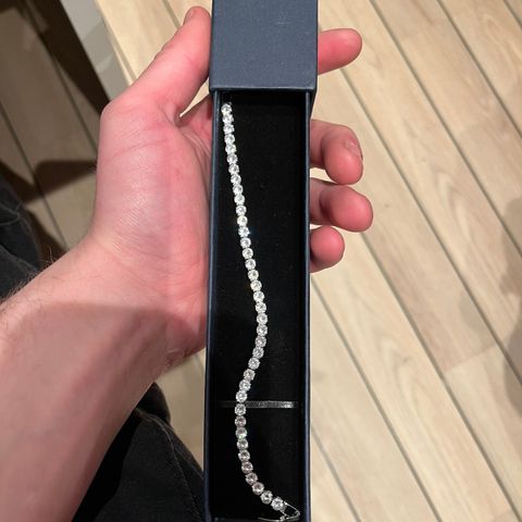 Diamantsten armbånd