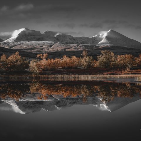 Metalprint av Rondane 120x80 cm