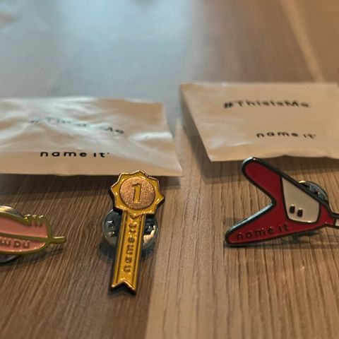 3 x Name-it Pins