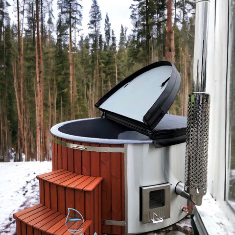 Høykvalitets badestamper i glassfiber til uteområdet hjemme og på hytta