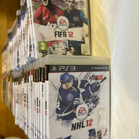 Fifa spill og Nhl spill ps3