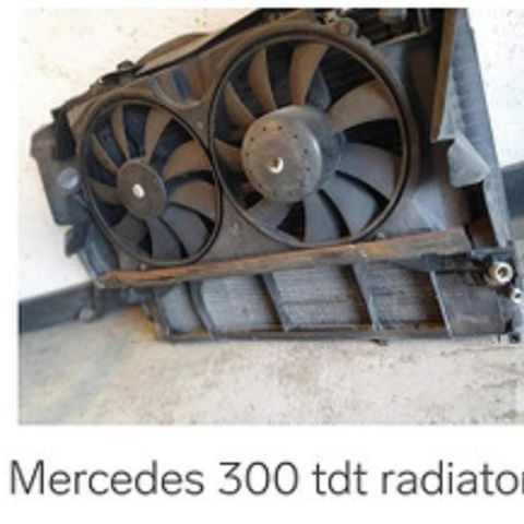 Mercedes W210 300 TDT 1998 komplett radiator  .