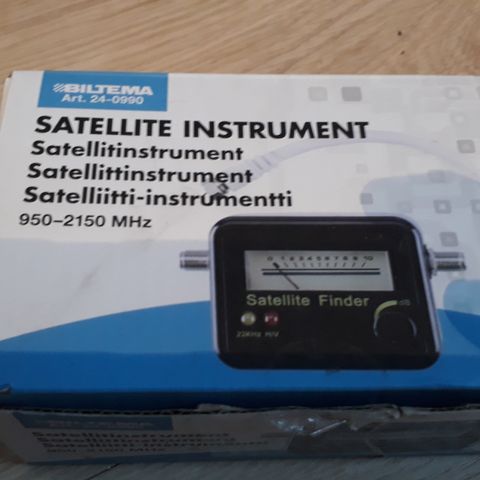 Satelittinstrument,  for søk etter satellitt