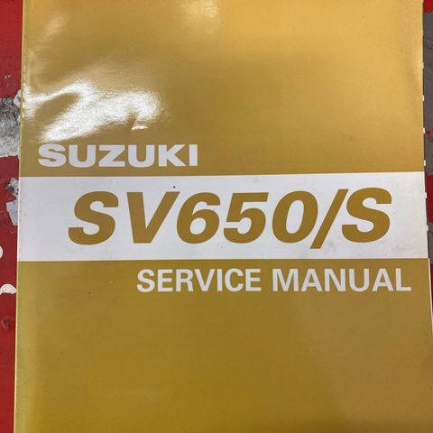 Suzuki SV650/S service manual