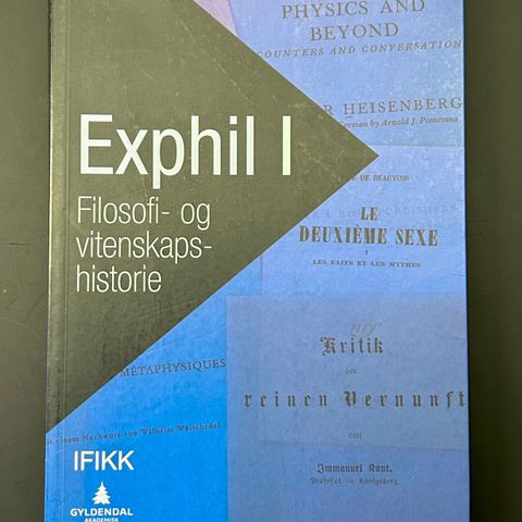 Exphil 1 - filosofi- og vitenskapshistorie