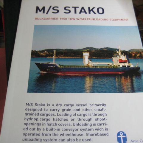 M/S Staco  Artic Group  hefte