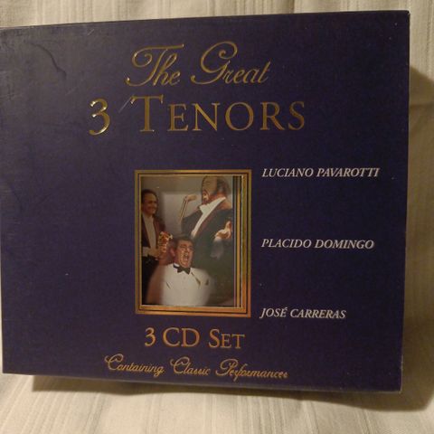 Skrotfot: The Great 3 Tenors 3 CD set