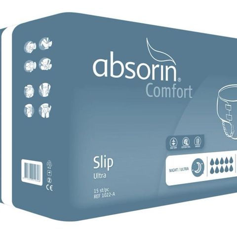 Absorin comfort slip night ultra medium