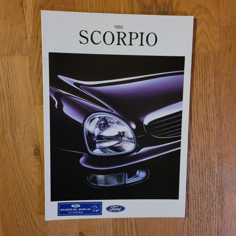 Brosjyre Ford Scorpio 1995 (09/94)