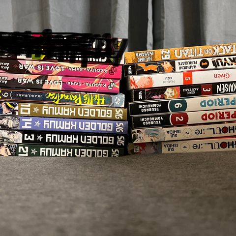 Diverse manga selges billig