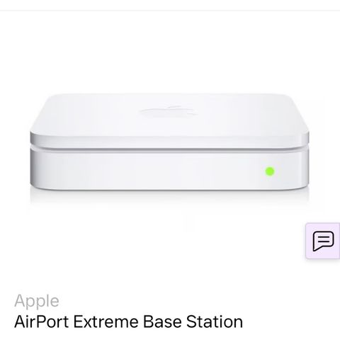 Apple airport extreme wireless base station