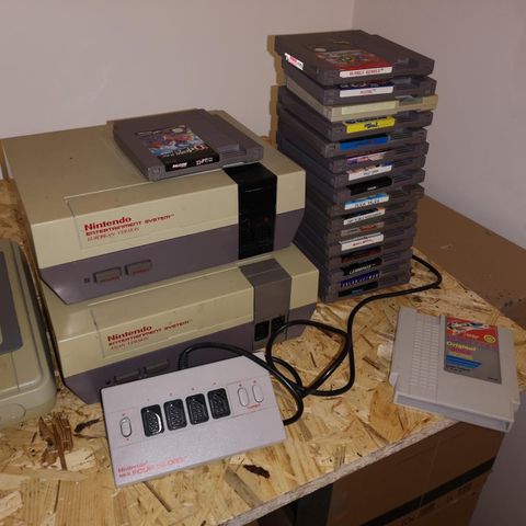 Den Perfekte Nintendo 8bit samling  billig! Se bilder!