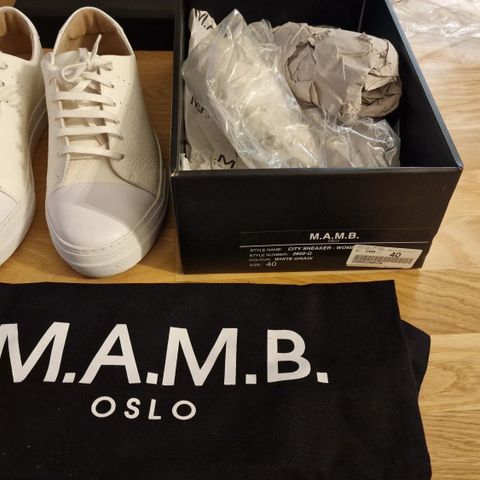 M.A.M.B Oslo sneakers/ joggesko str 40