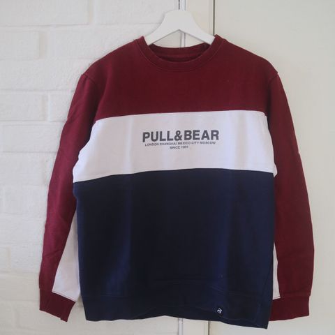 Pull&Bear crewneck herre (m)