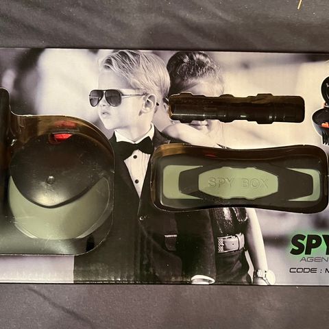 Spy agent detektiv sett