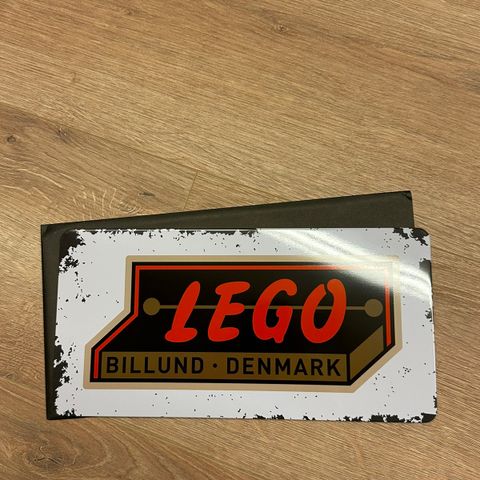 Lego VIP metal skilt