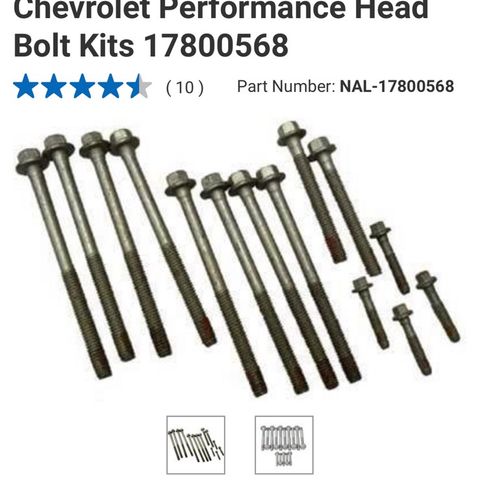 chevrolet ls head bolt kit