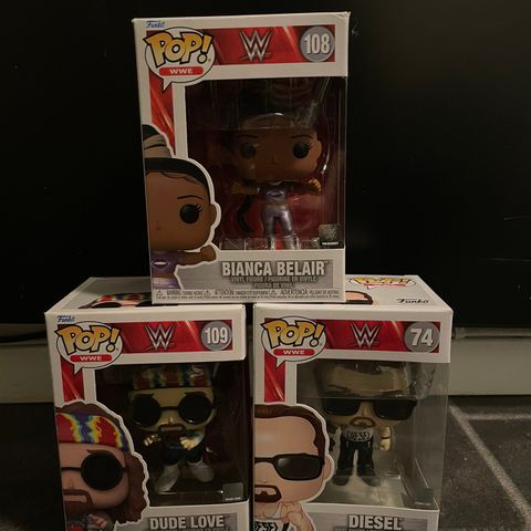 WWE Funko pops!